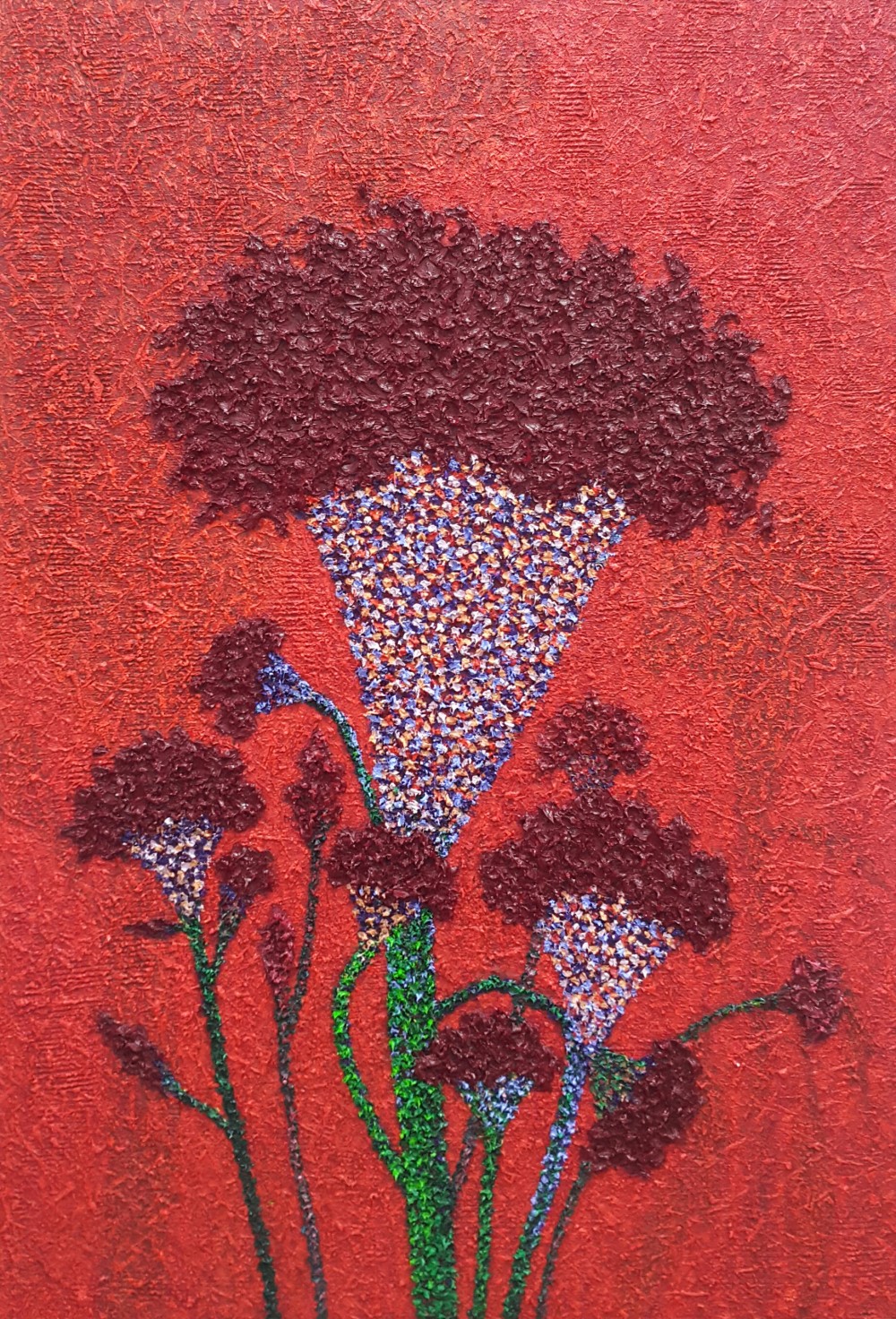 cockscomb-탱고 좋아해요, 116.8x80.3, oil on canvas, 2017