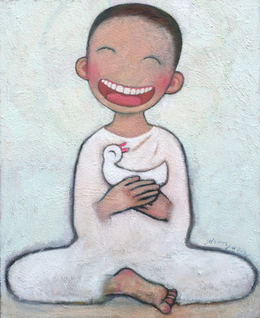 너로구나-새_53.0x65.1cm_oil on canvas_2022